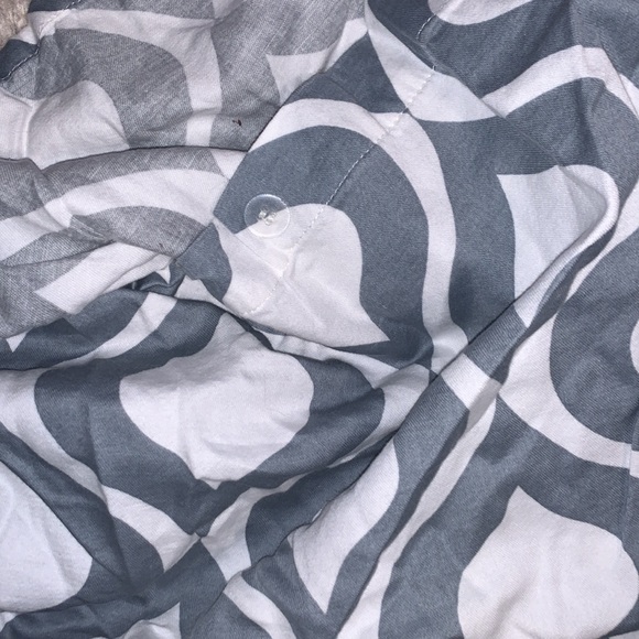 Echelon Home Washed Linen Duvet Cover Set - Stone - King - Picture 5 of 7